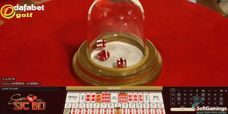 Các cửa cược trong trò Sicbo